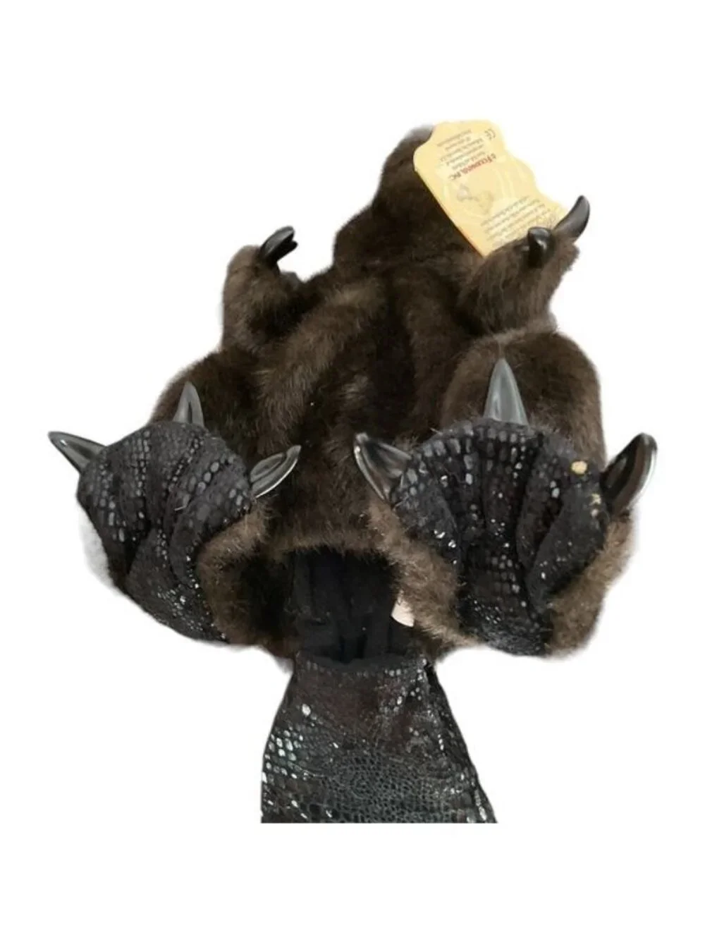 Folkmanis Mini Beaver Finger Puppet Plush Realistic Stuffed Animal Toy 7